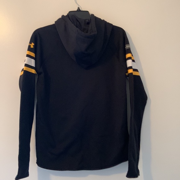 Pittsburgh Steeler Under Armor Pullover Hoodie. LIKE NEW - Picture 6 of 7